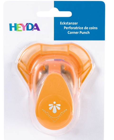 Corner motif punch - fan - 25mm